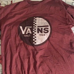 vans size medium tee